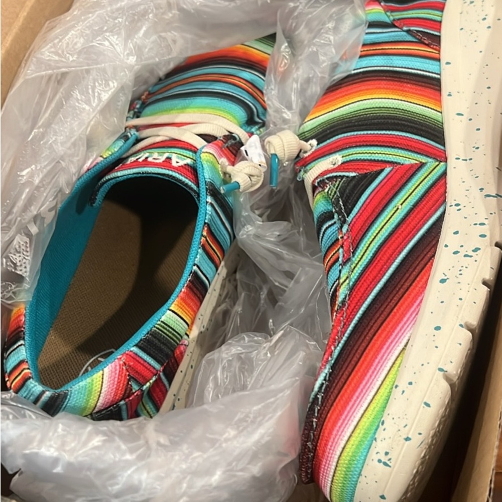 Ariat NWT Colorful Striped Women's Shoes